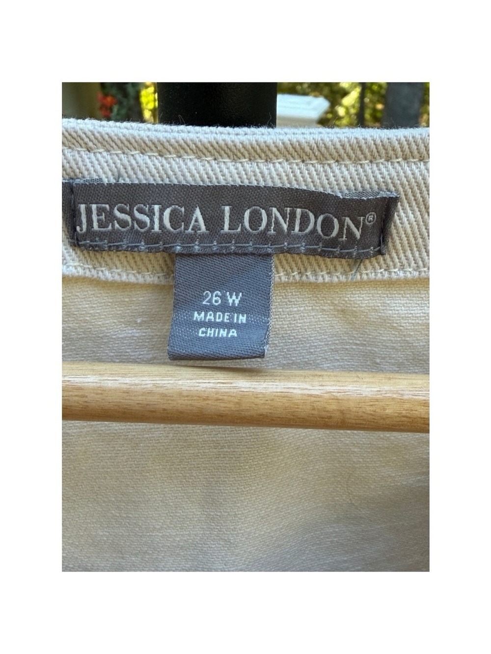 Jessica London Cream Open-Front Jacket with Leopard Hem - Picture 6 of 6